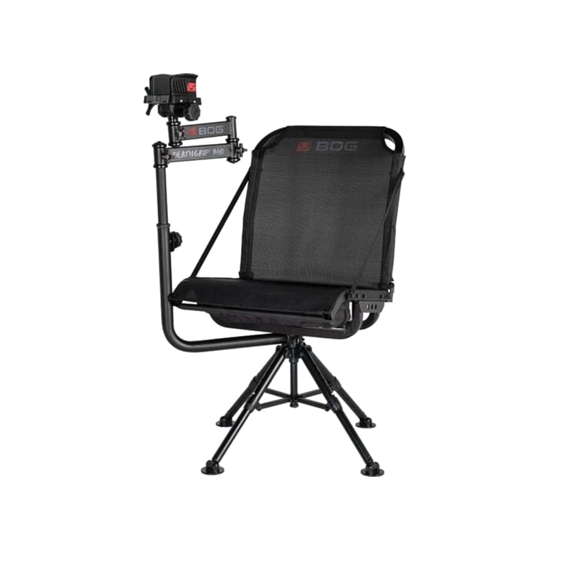 BOG DeathGrip 360 Hunting Chair, Black 400 lb