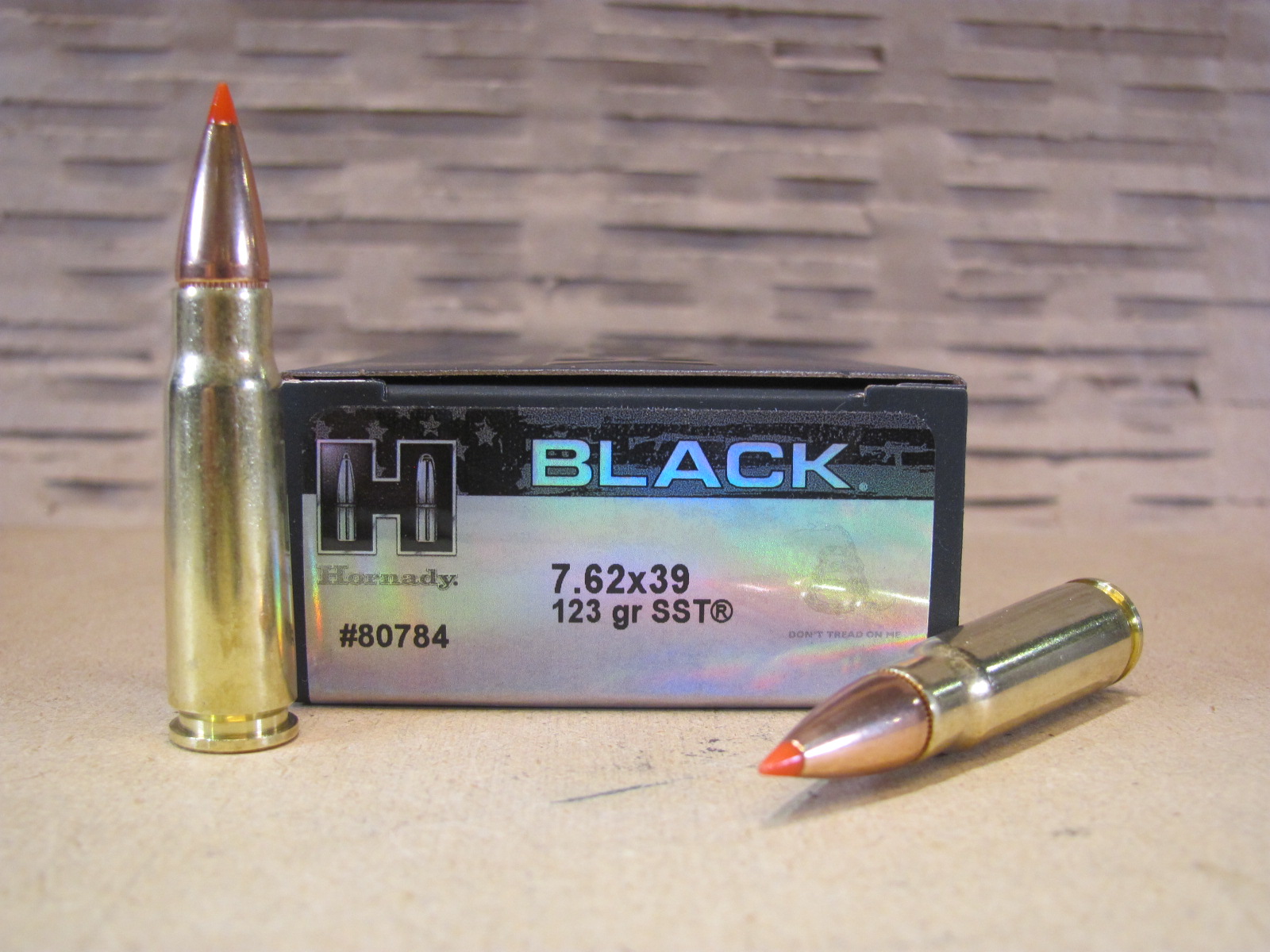 200 Round Case – 7.62×39 123 Grain SST Hornady Black Brass Case Ammo – 80784