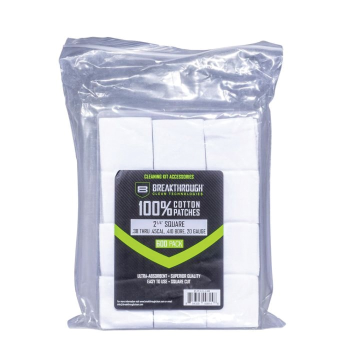Breakthrough Clean 100% Cotton Square Patches 2.25" x 2.25" - BT-CP-S-2-1/4-600