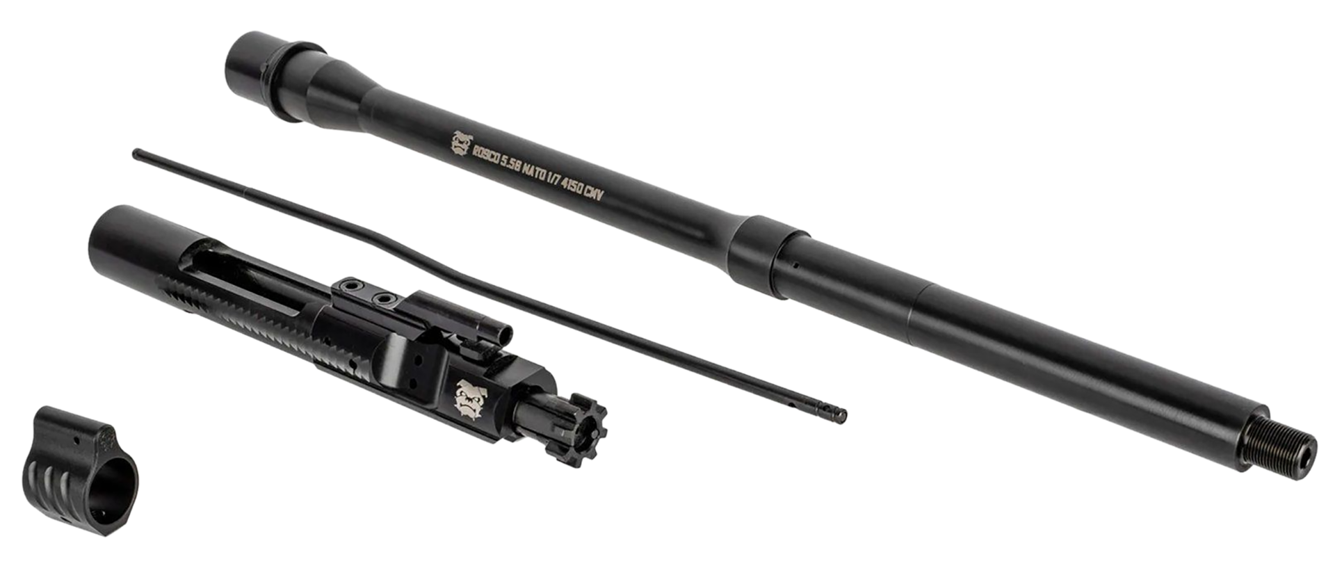 Rosco Manufacturing Bloodline Sauce Pack Barrel and Bolt Carrier Group Kit 5.56x45mm, Black