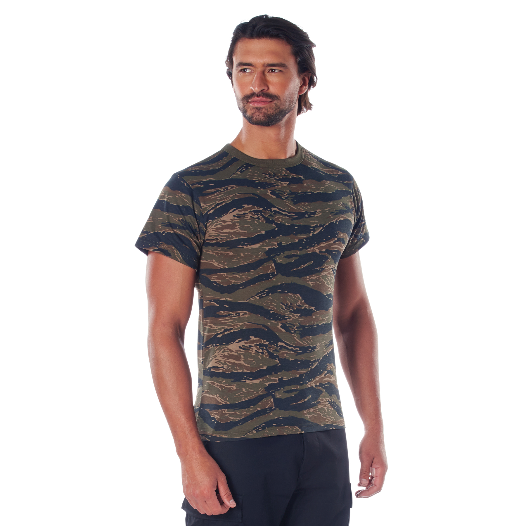 Rothco Camo T-Shirt - Tiger Stripe Camo, X-Large