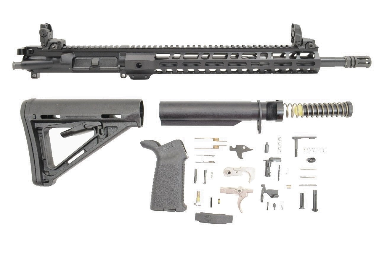PSA 16" CHF A2 Mid-Length 5.56 NATO 1/7 13.5" Lightweight M-Lok MOE EPT Rifle Kit - 5165448203