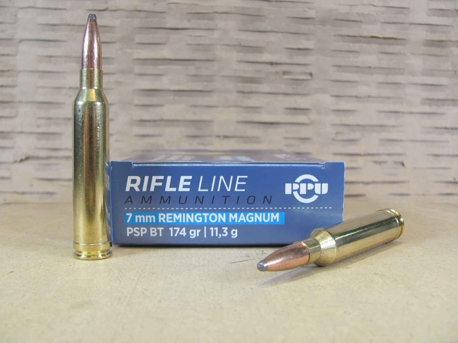 20 Round Box – 7mm Magnum 174 Grain Soft Point Prvi Partizan Ammo – PP7RM2