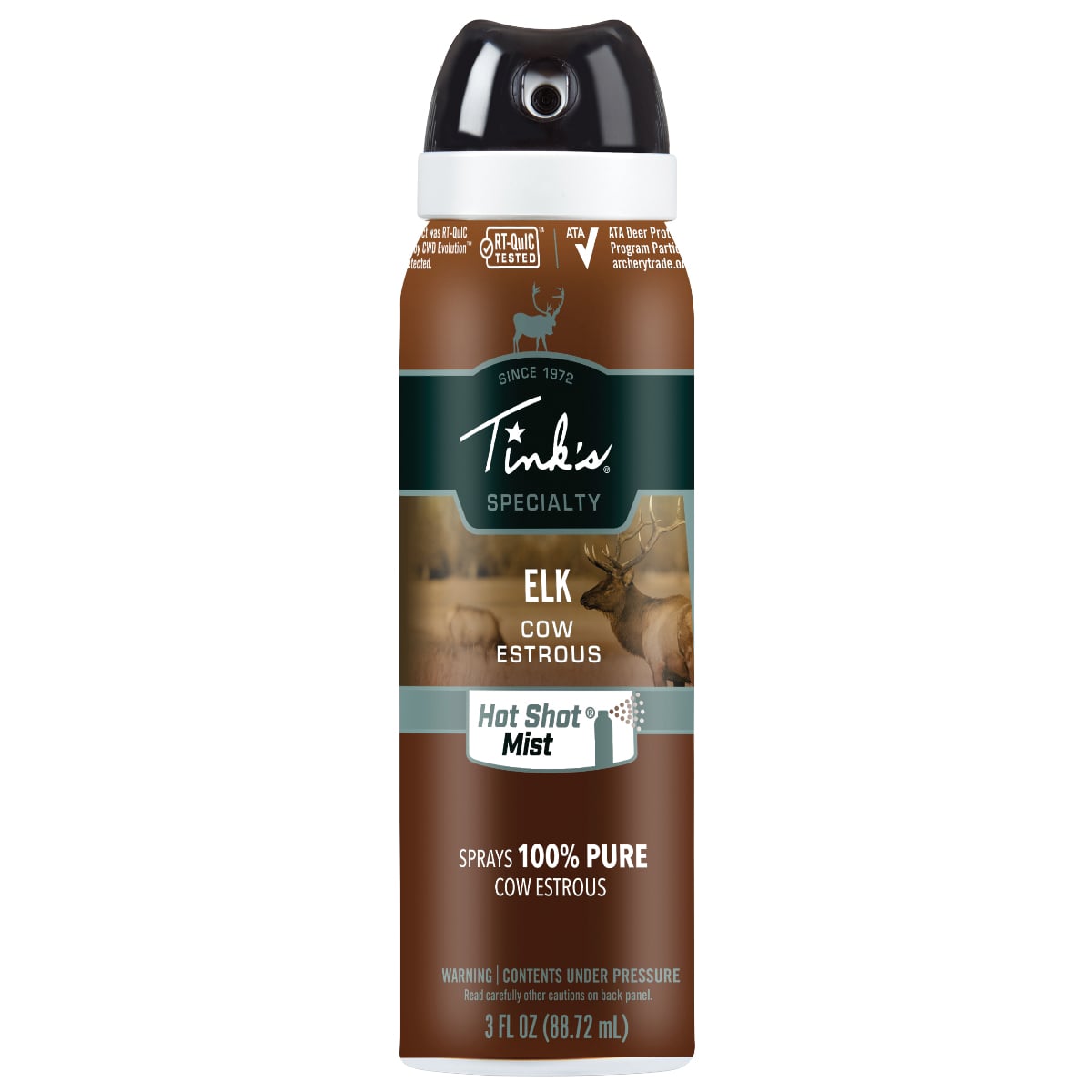 Tink's Hot Shot Cow Elk Mist, 3 oz Aerosol Can