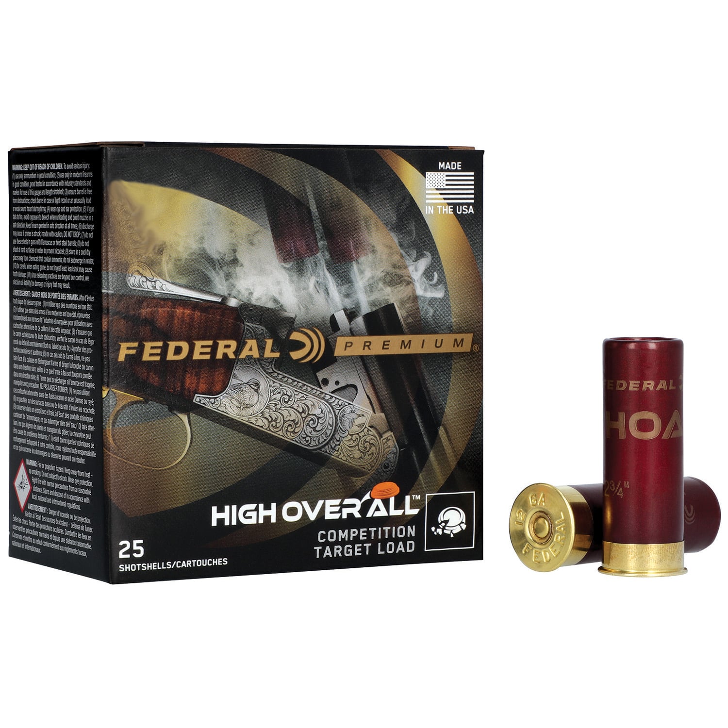 Federal Premium High Over All .410 Gauge 2.50" #8 0.50 oz - 25rds - HOA4108