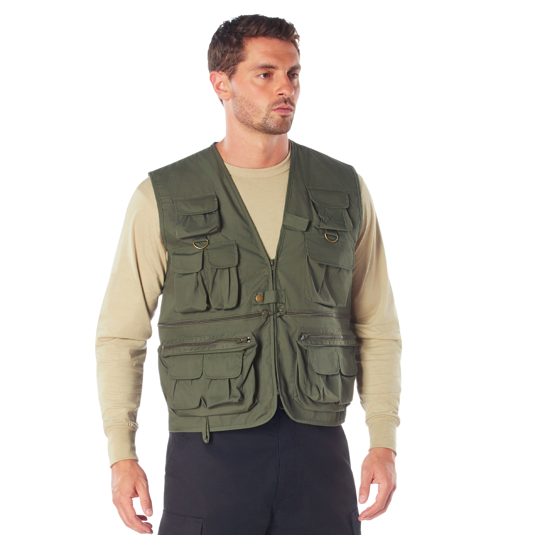 Rothco Uncle Milty Travel Vest - Olive Drab, Medium