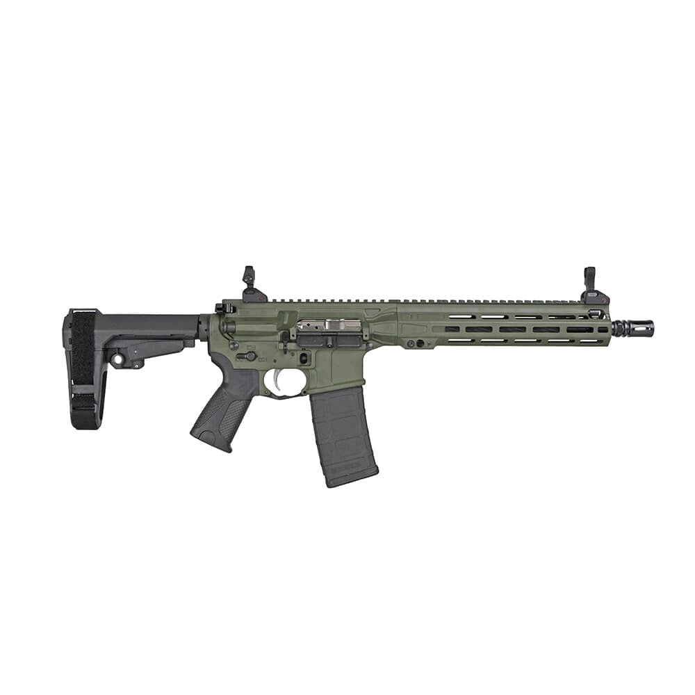 LWRC ICMKII 5.56 NATO 12" 30rds Semi-Auto Pistol, OD Green