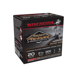 Winchester Ammo SPDG205 Super Pheasant Diamond Grade 20GA 2.75\" 1oz #5 Shot - 25sh Box
