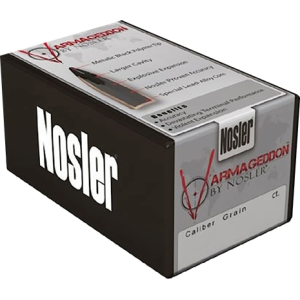 Nosler40272 VarmageddonVarmint 308Win/7.62 NATO Flat Base Tip 110 GR - 20rd Box