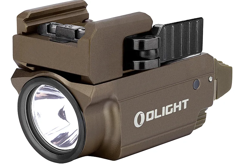 Olight BALDR Mini 600 Lumen Tactical Weapon Light And Laser Combo, Desert Tan