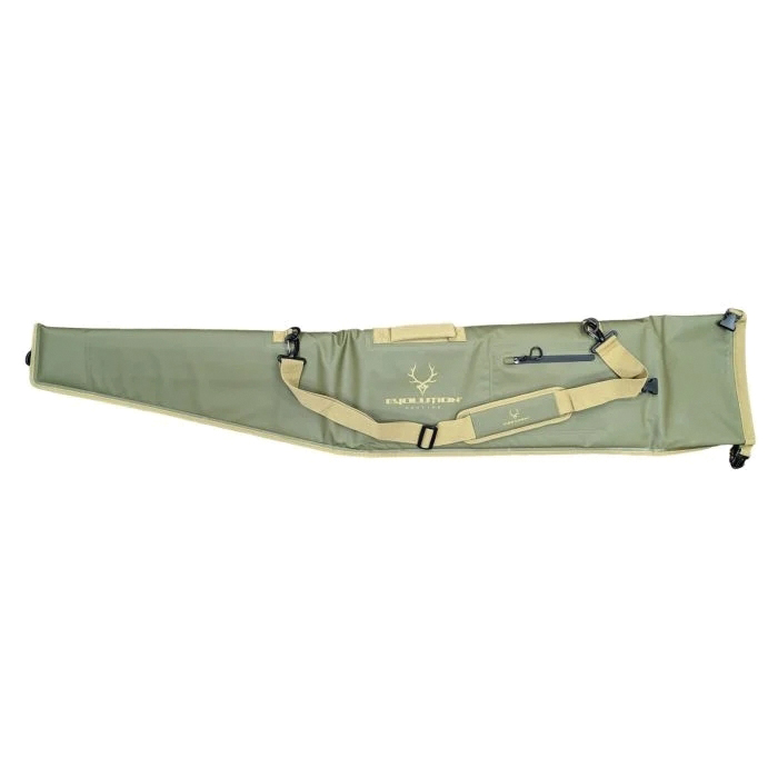 Evolution Outdoor 62" x 12" Waterproof Rolltop Single Rifle Case, Green