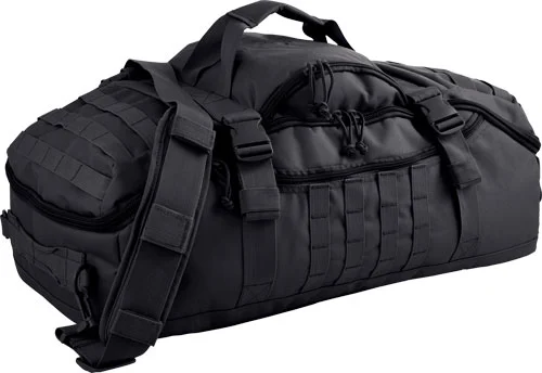 RED ROCK TRAVELER DUFFLE BAG - BACKPACK OR LUGGAGE BLACK