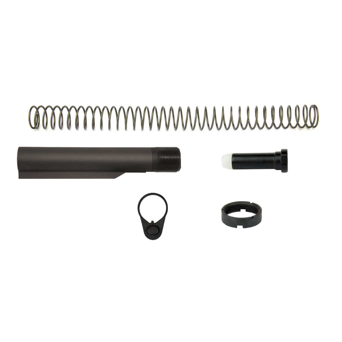 TacFire Buffer Tube Kit w/Standard End Plate, Black