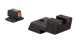 Trijicon 1911 Novak Cut HD Night Sight Set-Orange Front - CA128O