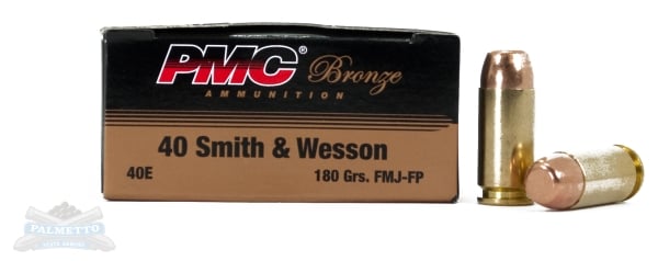 PMC BRNZ 40SW 180GR FMJ FP 50/1000 - No Credit Card Fees - Low, flat rate shipping