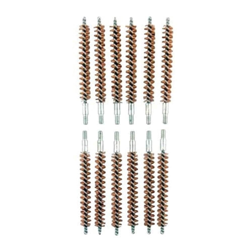 Brownells 8mm #8-32 Male Standard Line Bore Brush, Pack of 12