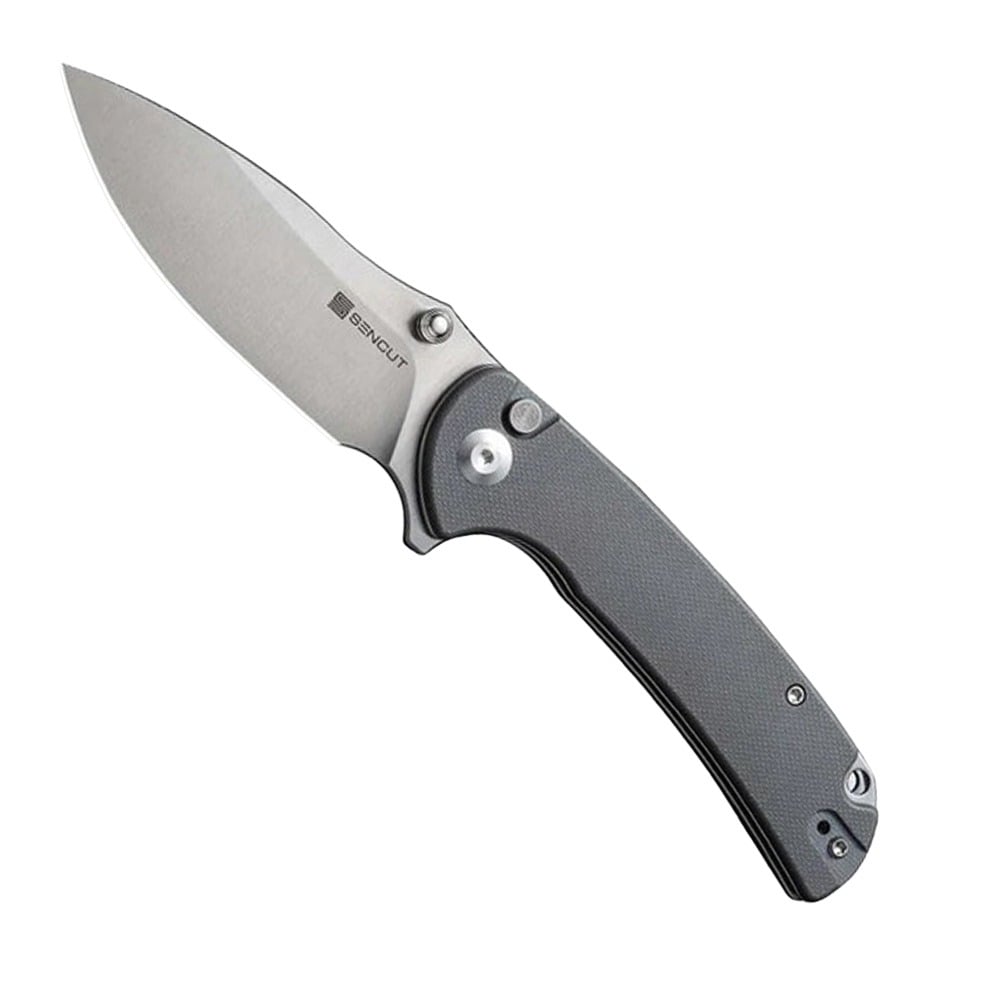 SENCUT Pulsewave Folding Drop Point Knife, Gray - S23032-2