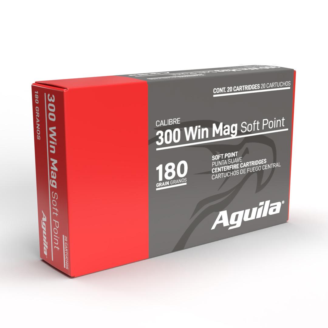 Aguila 300 Win Mag 180gr SP Rifle Ammunition - 20 Rounds