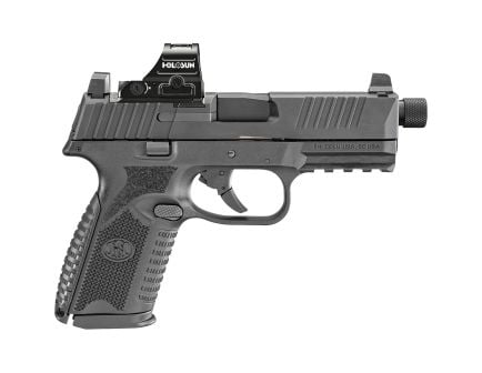 FN America 509M Tactical w/Holoson 407C 9mm 4.50" 24rds Pistol, Black - 66-101936