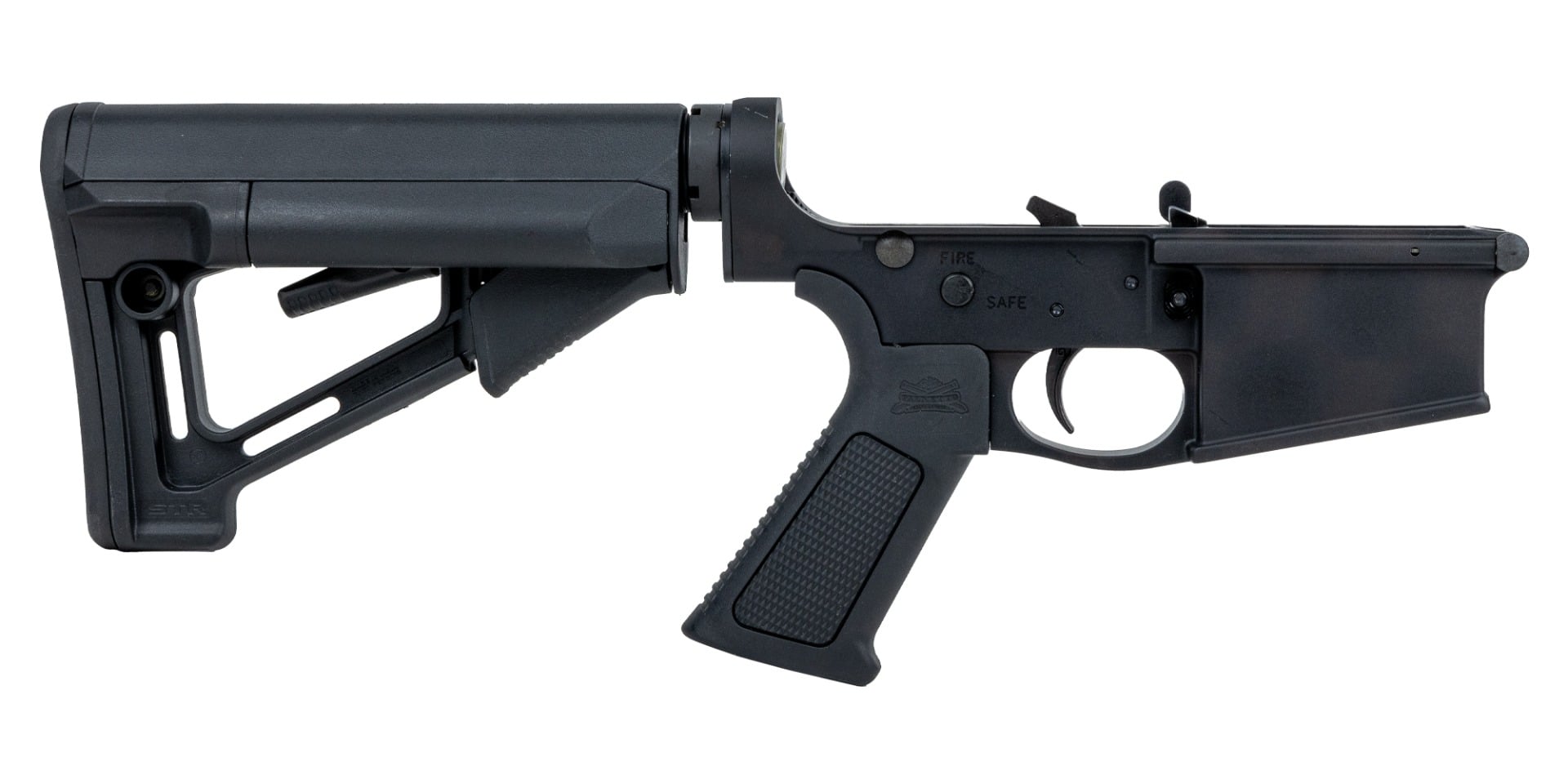 PSA Gen3 PA10 Forged Complete STR SSA-E .308 Lower With Over Molded Grip