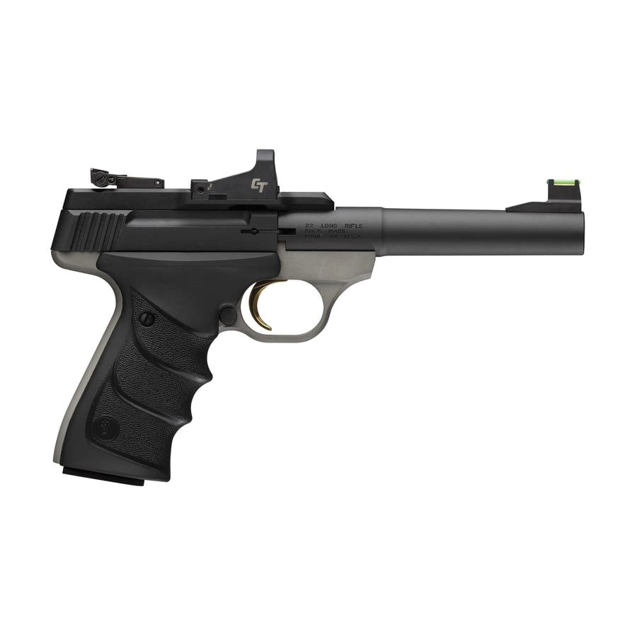 Browning Buck Mark Practical Red-Dot .22LR 5.50" Pistol 10rds, Gray - 051591490
