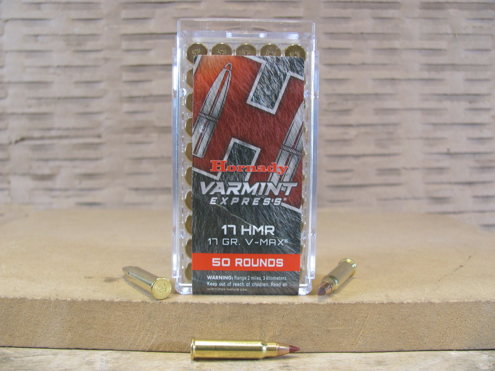 2000 Round Case – 17 HMR Hornady 17 Grain V-max ammo – 83170