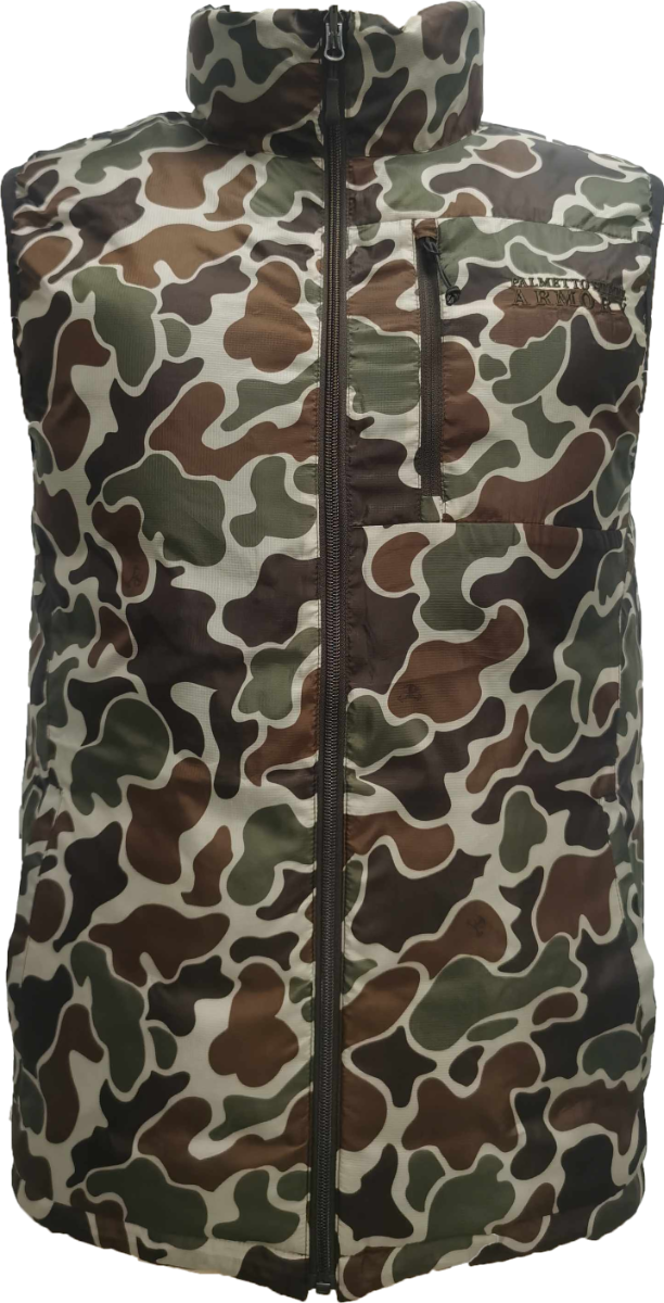 PSA Reversible Puffer Vest, Vintage Marsh/Delicioso - 3X-Large