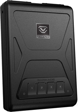 Vaultek Barikade Series 1 Non-Biometric Compacted Pistol Safe, Black