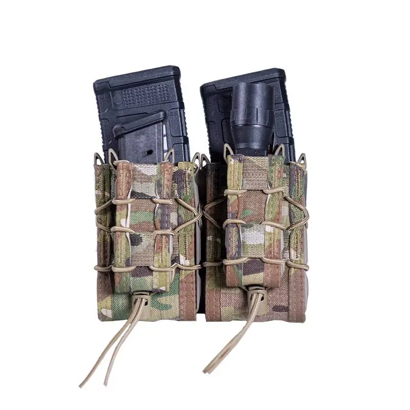 HIGH SPEED GEAR DOUBLE DECKER TACO MULTCAM HOLDS MOST PISTOL AND RIFLE MAGS MOLLE