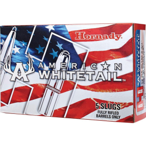 Hornady American Whitetail Shotshell 12 ga 2-3/4" 325 gr 1825 fps Slug 5/ct
