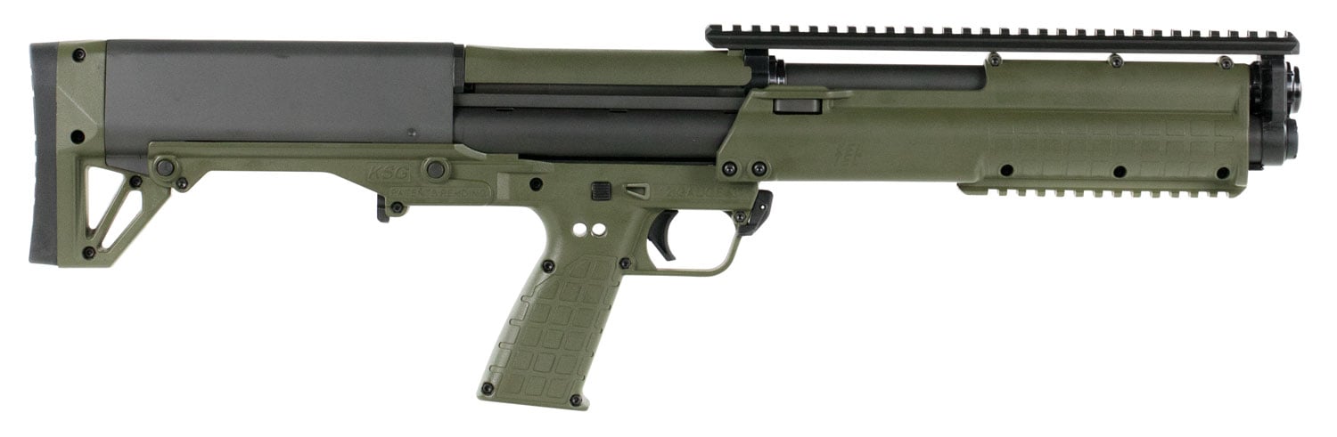 Kel-Tec KSG 12 GA Pump Shotgun, OD Green - KSGGRN
