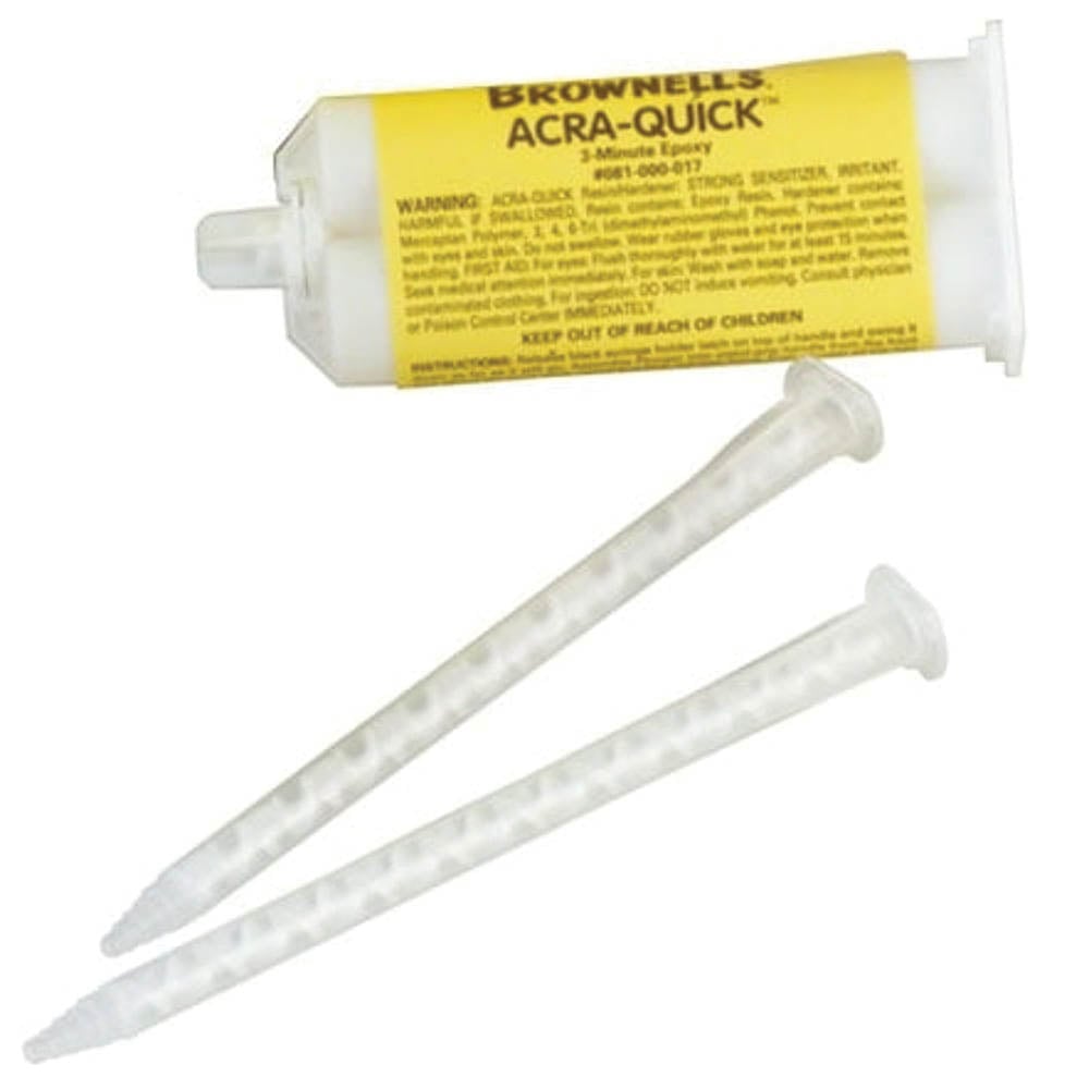 Brownells 50 mL Acra-Quick w/2 Mixing Tips