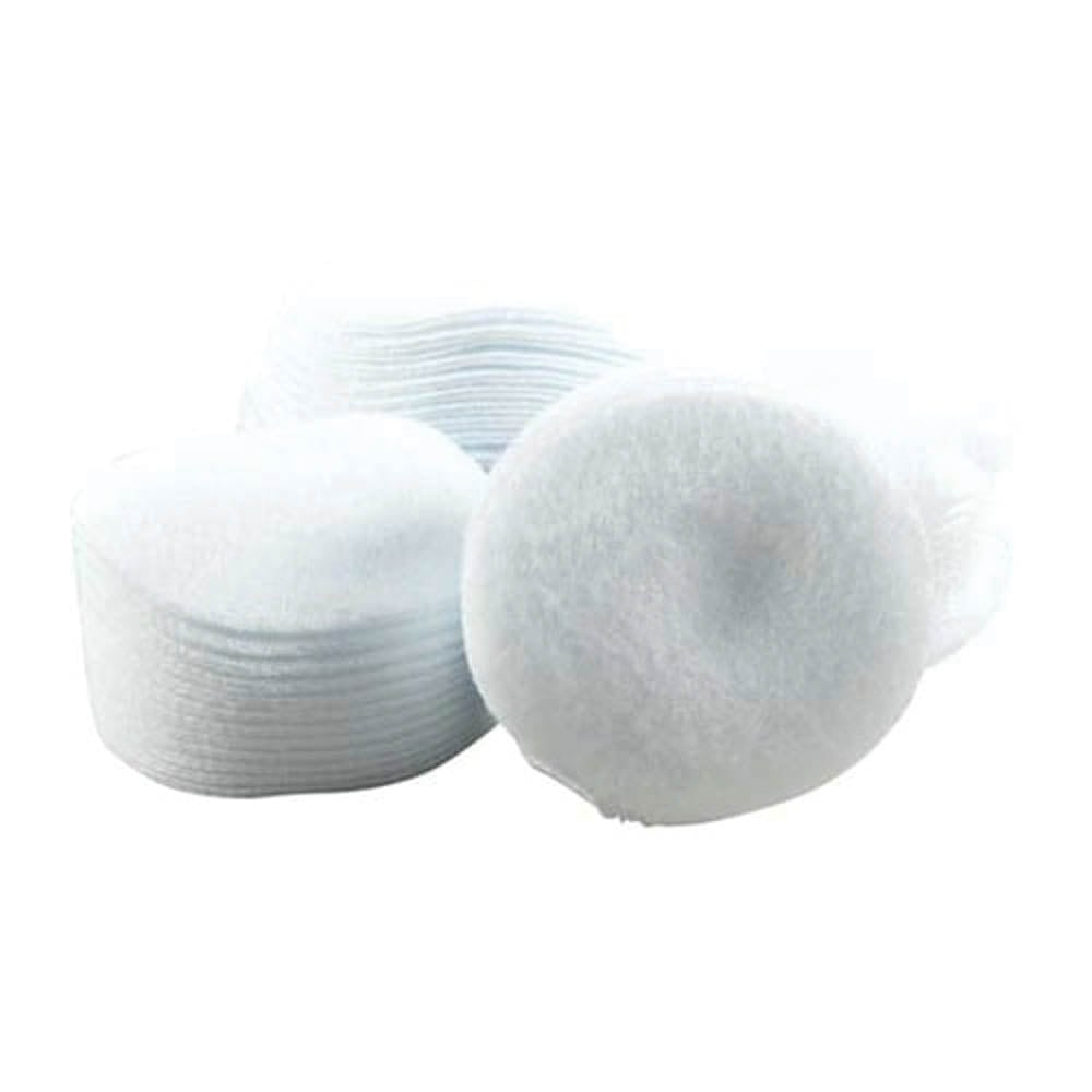 Brownells .35 Cal/20 Gauge 2.25" Round Flannel Patch, White Pack of 100