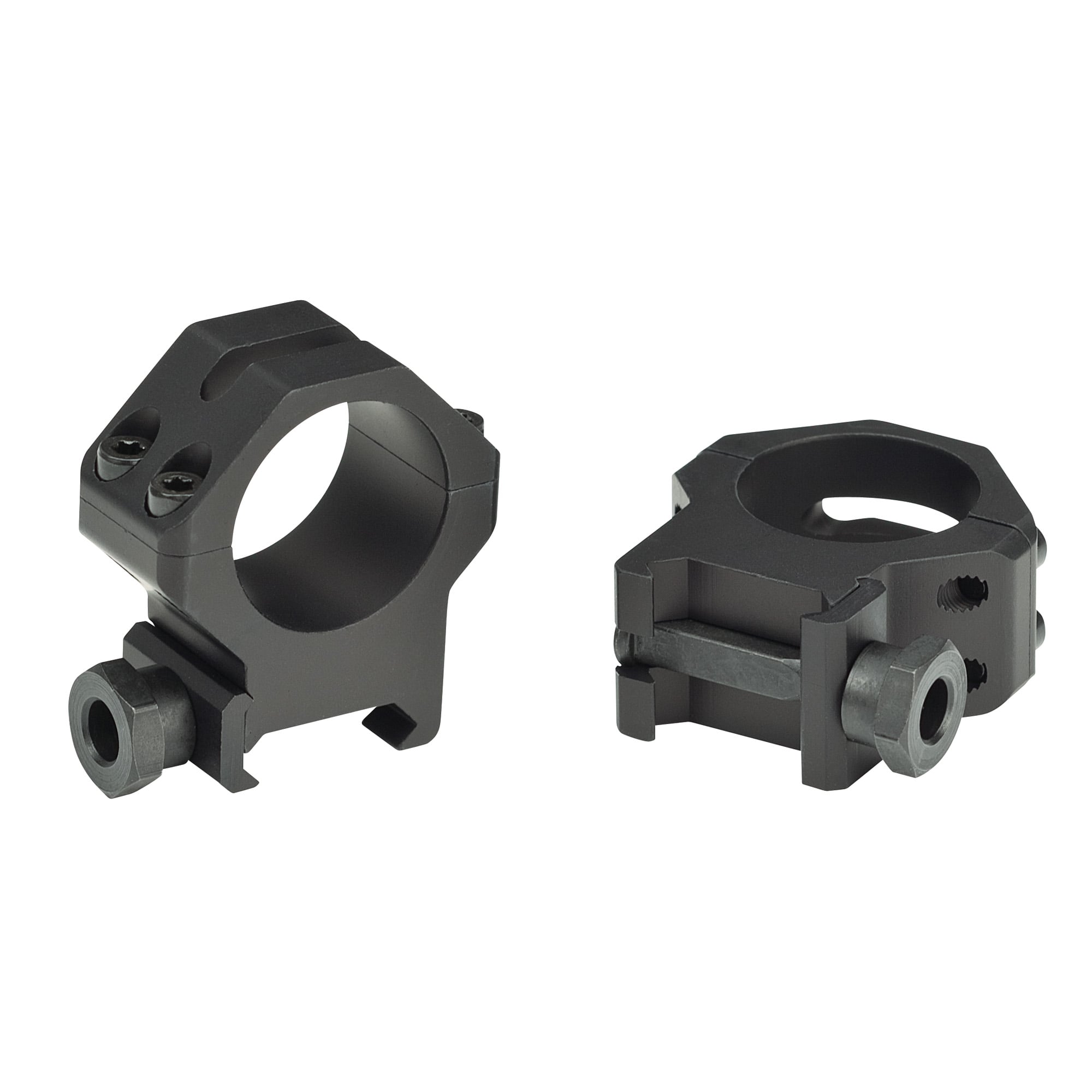 Weaver 4 Hole Tactical, 1" High Rings, Fits Picatinny, Matte Finish, Black
