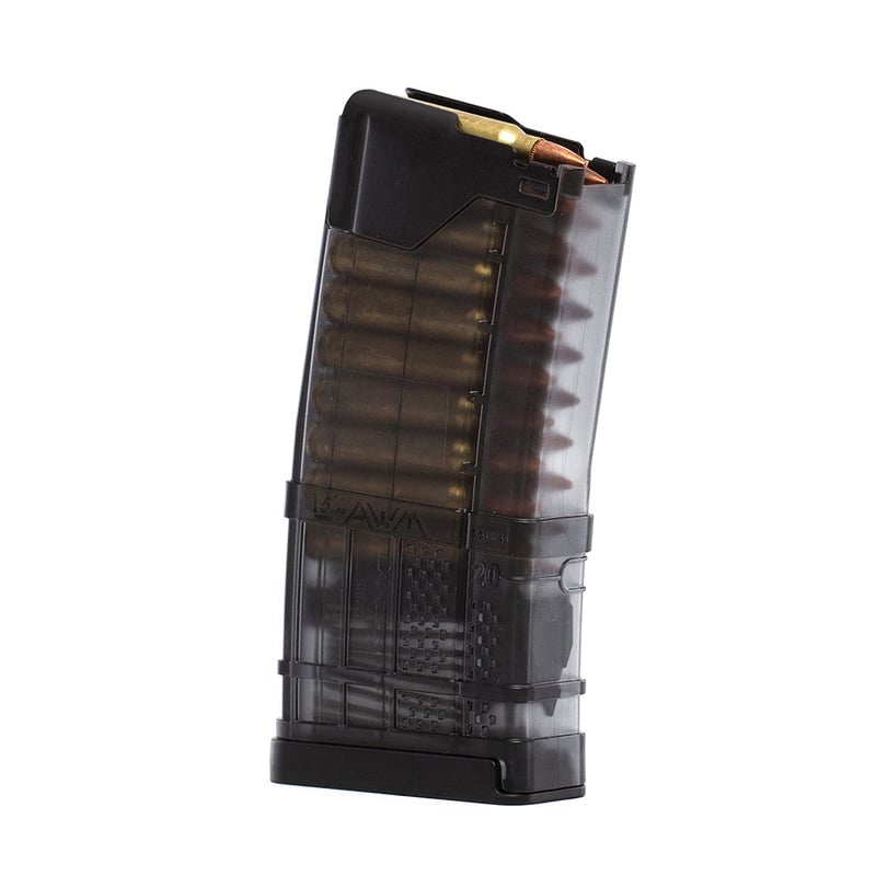 Lancer Systems L5AWM Gen 2 20rds .223 Remington/5.56x45mm/.300 AAC Blackout, Translucent Smoke