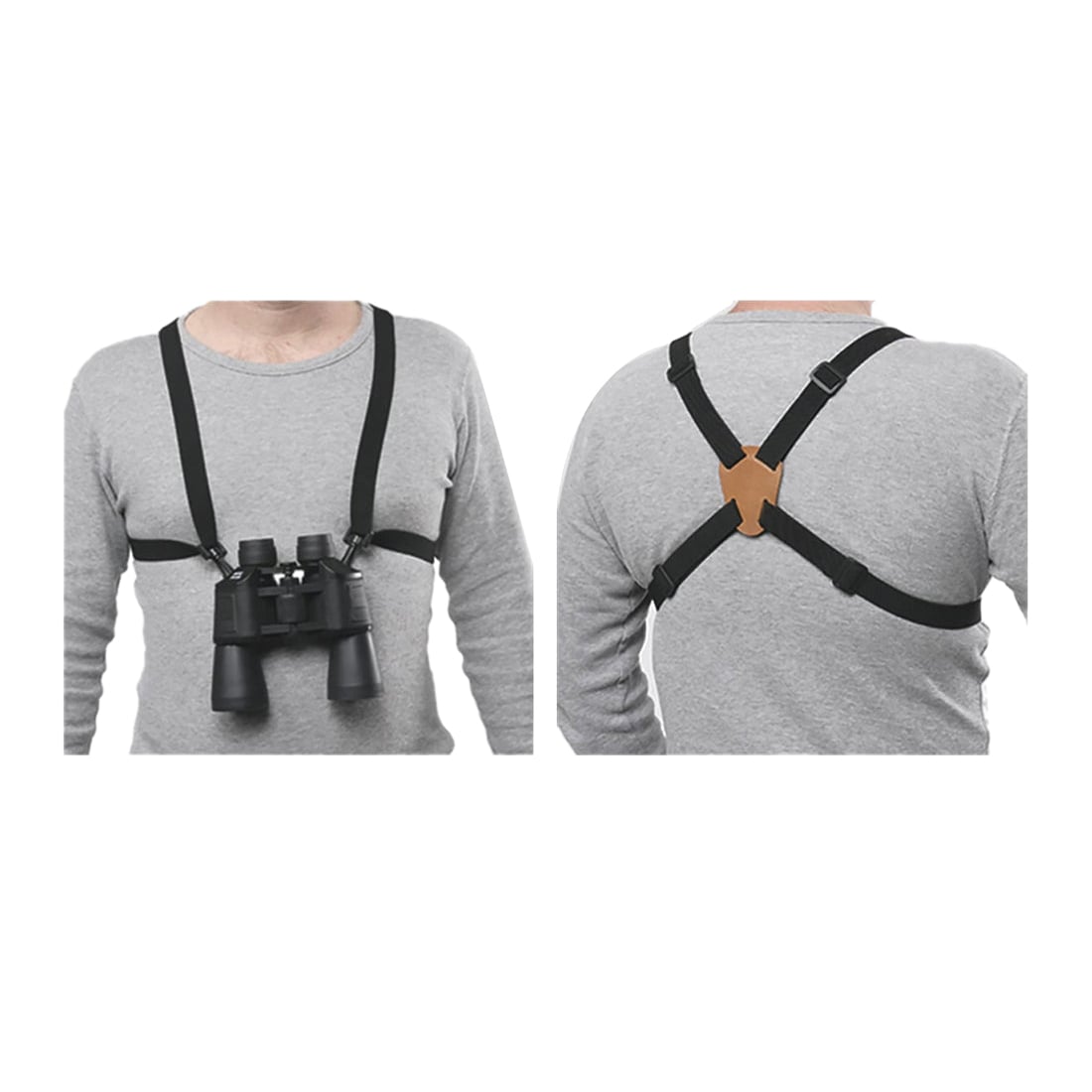 Bulldog Cases Adjustable/Stretching Binocular Harness, Black