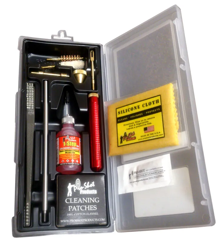 Pro-Shot ProShot Classic Box Cleaning Kit .357/.38/9mm Pistol Yellow