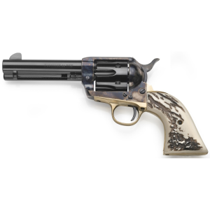 Taylor's & Company 1873 Cattleman Stag 45 Colt (Long Colt) Revolver 4.75" Blued Barrel 6 Round Stag Grip