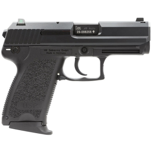 HK USA USP45 Compact V1 45 ACP 3.75" 8rd w/ White 3-Dot Sights - Black