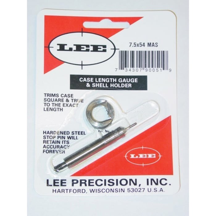 Lee Precision 7.5x54mm Steel Case Length Gauge - 90051