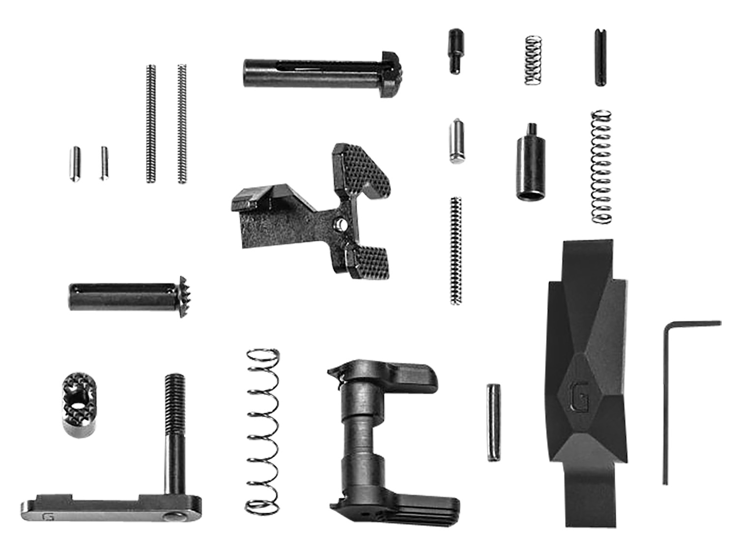 Geissele Ultra Duty Lower Parts Kit, Black - 05-435B