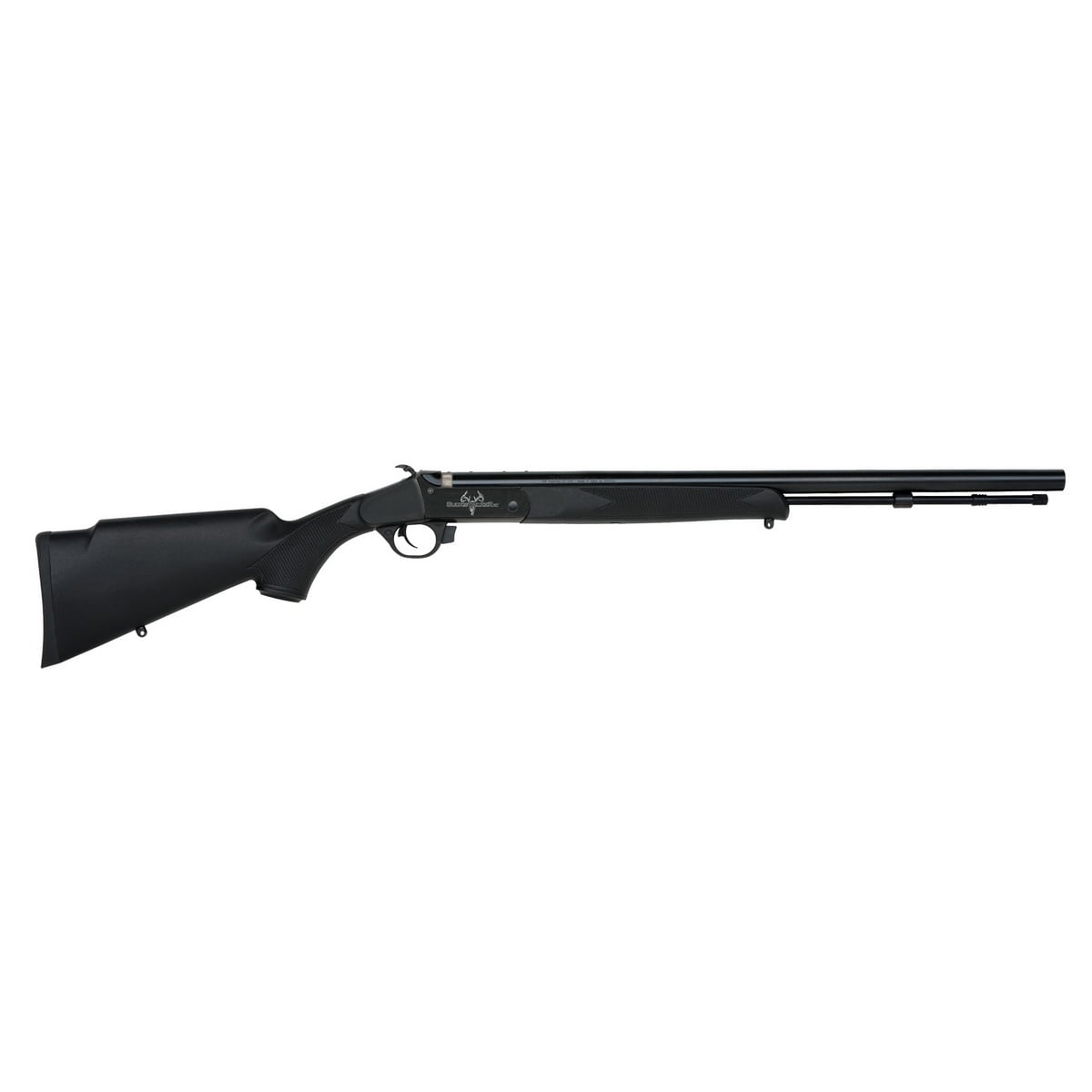 Traditions Buckstalker XT .50 Cal Break Action Rifle - Black for Enhanced Durability and Powerful Performance - R72000840