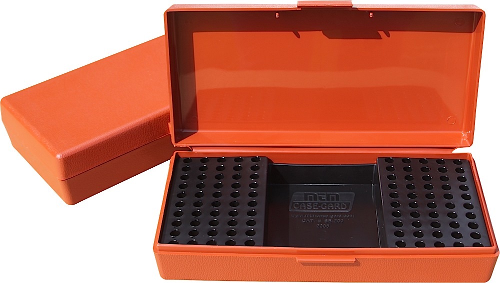MTM Case Gard SB-200 Ammo Box w/ Handle, Rust - SB20032