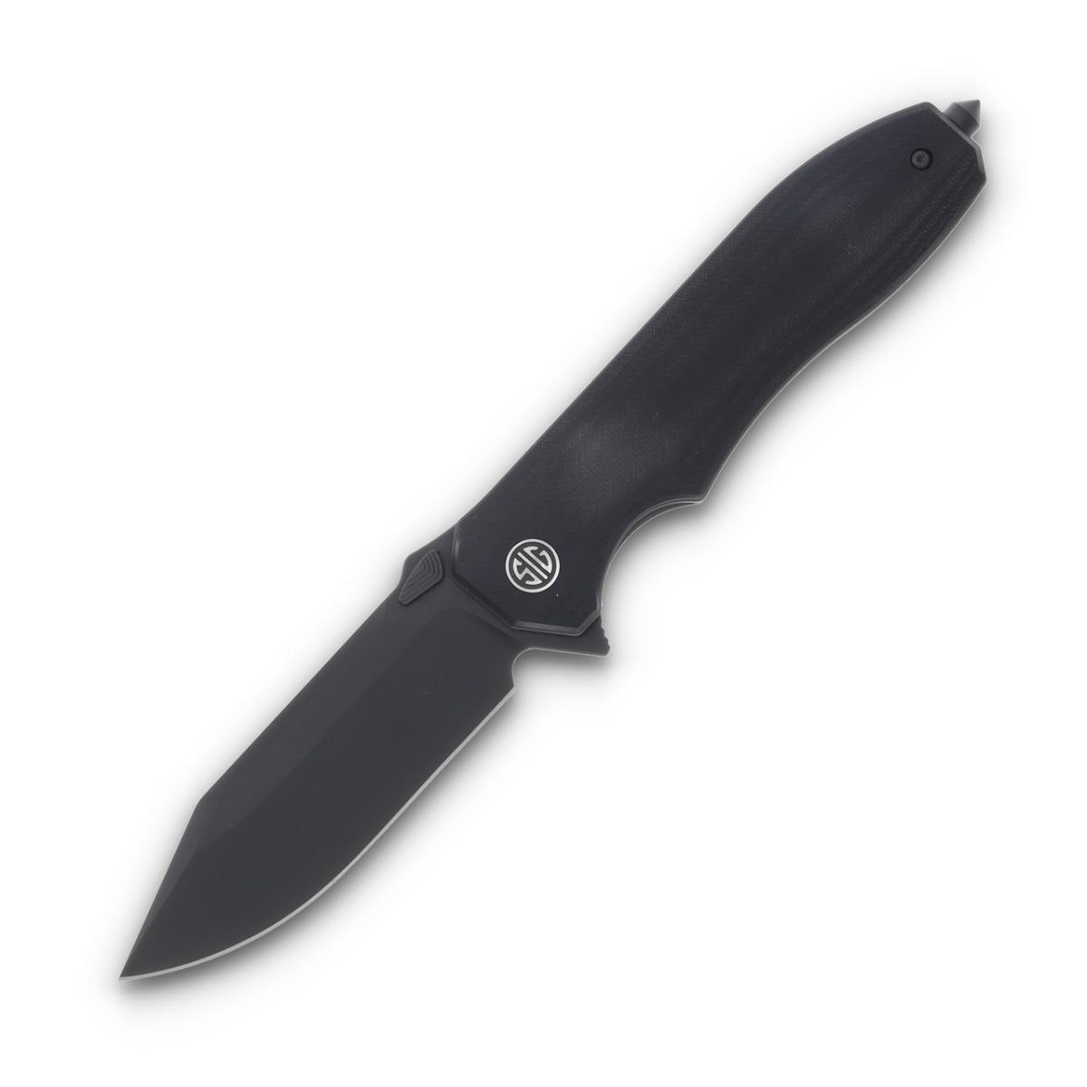 Eikonic Sig Sauer Validus Folding Clip Point Knife, Matte Black - VA9BB