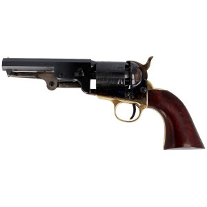 Pietta 1851 Navy Yank Sheriff Black Powder Revolver 36 Caliber 5.5" Blued Barrel Case Hardened Frame Walnut Grip