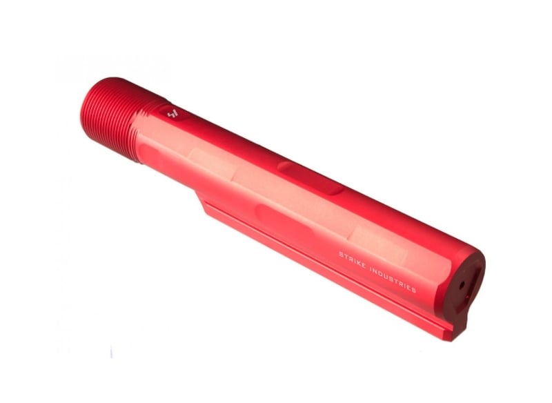 Strike Industries Advanced Receiver Extension Buffer Tube, Red - SI-AR-ARE-T7-RED