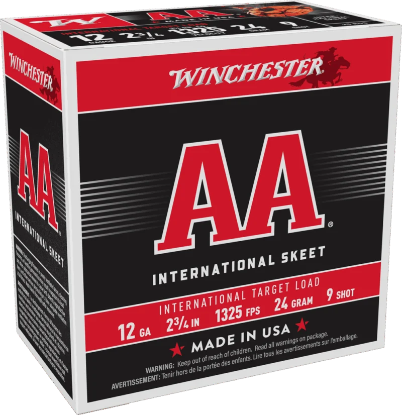 WINCHESTER 12G 2-3/4" #9 AA INTRNTL TRGT 24GRAM 25/250