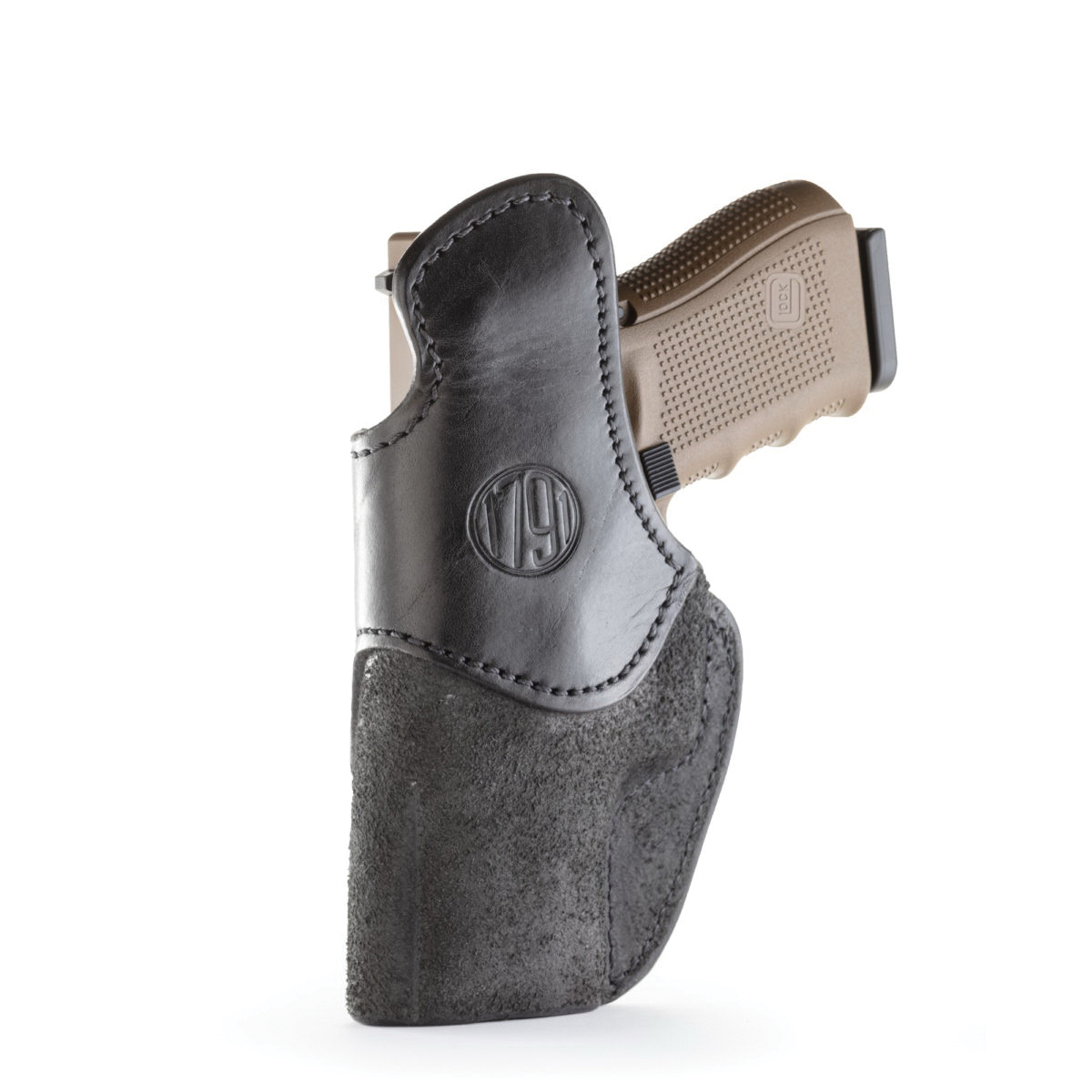 1791 Gunleather RCH Right Hand 3" Barrel 1911 IWB Rigid Concealment Holster, Black - RCH-3-BLK-R
