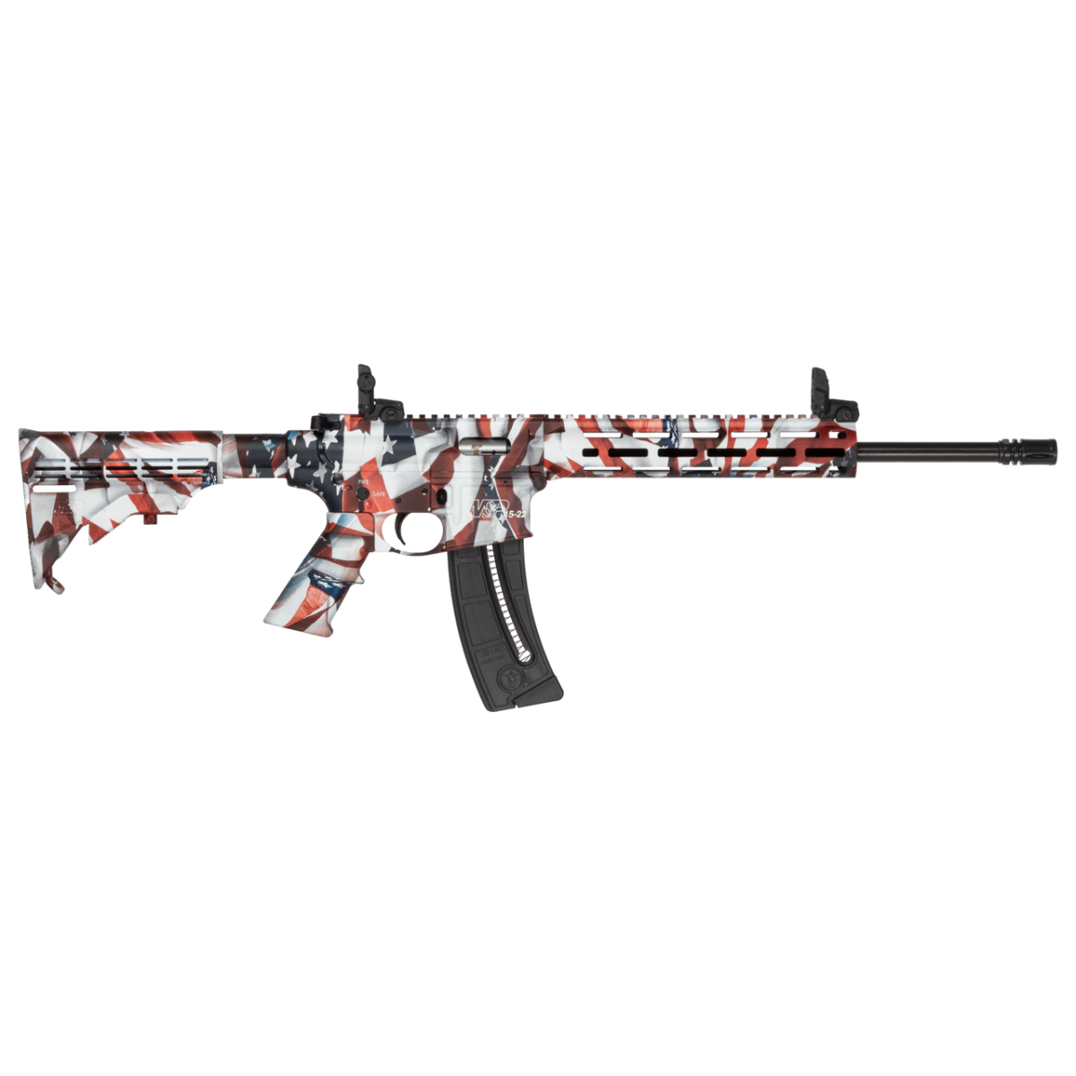 Smith and Wesson M&P15-22 Sport 16.5" .22LR 25rd, American Flag