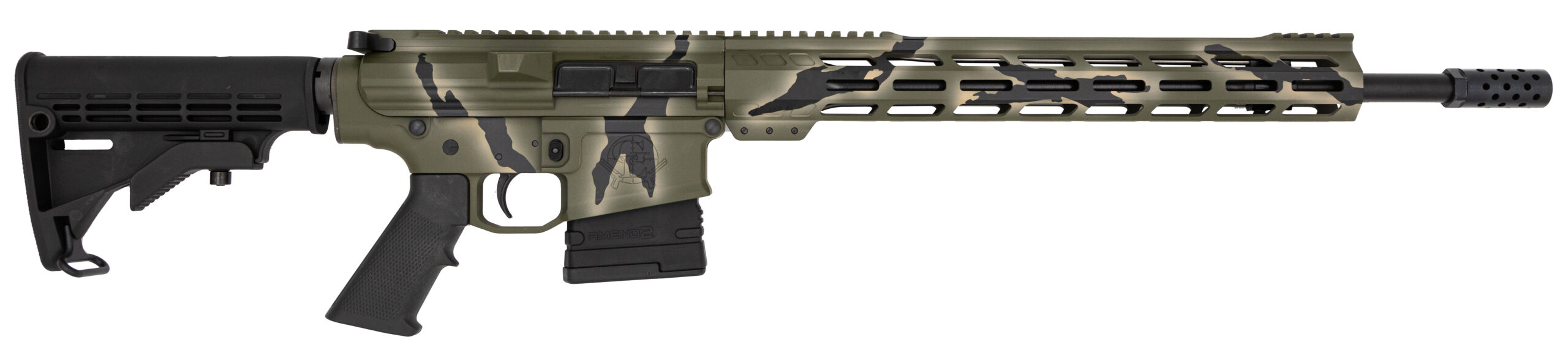 GLFA AR-10 .308 Win Rifle Pursuit Green Camo